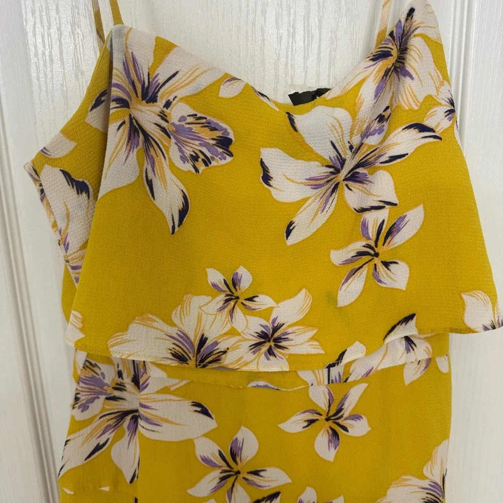 NWOT BB Dakota Island Time Printed Bubble Crepe Dress